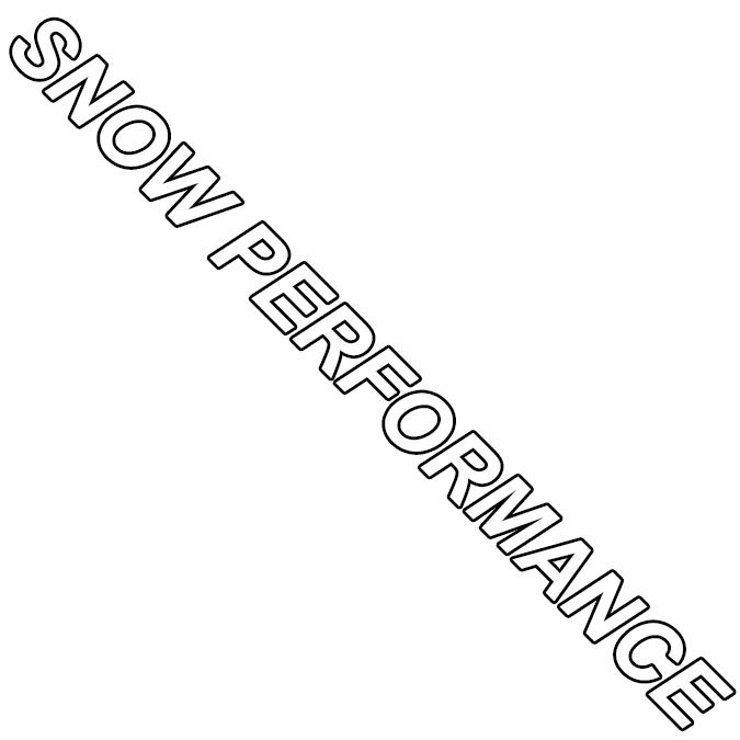 Snow Performance Snow Windshield Decal 40"X3" - SNO-15984