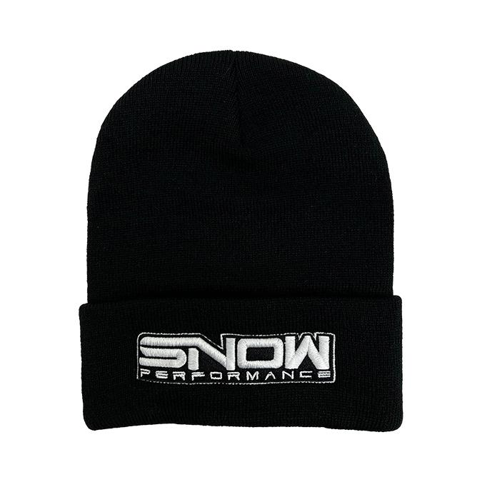 Snow Performance Snow Beanie Black White Logo - SNO-16590