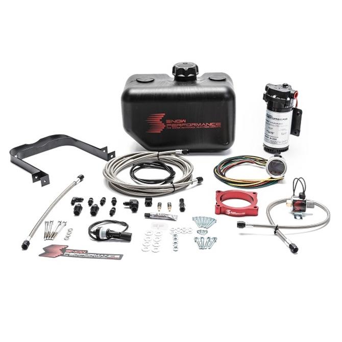 Snow Performance SNO-2132-BRD 2011-2017 5.0L Coyote Mustang Stage 2 Boost Cooler Forced Induction Water-Methanol Injection Kit (Braided Line)