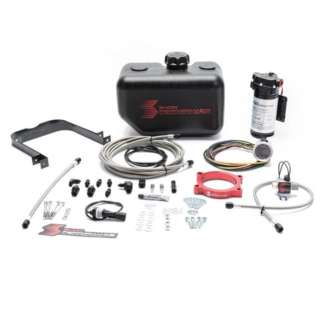 Snow Performance SNO-2160-BRD 2010-2015 Chevy Camaro SS 6.2L Stage 2 Boost Cooler Forced Induction Water-Methanol Injection Kit (Braided Line)
