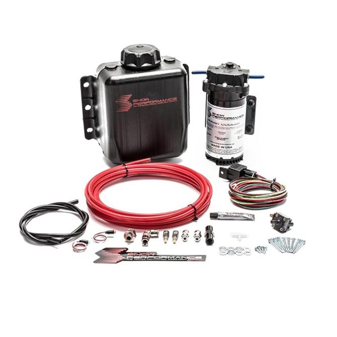 Snow Performance Diesel Stage 1 Boost Cooler™ Water-Methanol Injection Kit (Red High Temp Nylon Tubing, Quick-Connect Fittings) (All High HP Turbo Diesel Engines) - SNO-301