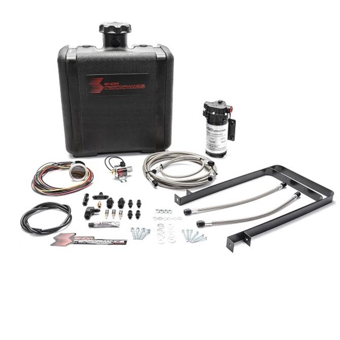 Snow Performance Diesel Stage 2 Boost Cooler™ Water-Methanol Injection Kit Universal (Stainless Steel Braided Line, 4AN Fittings) (All Turbo Diesel Engines) - SNO-450-BRD