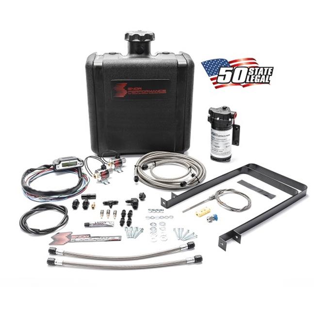 Snow Performance Diesel Stage 3 Boost Cooler™ Water-Methanol Injection Kit Universal (Stainless Steel Braided Line, 4AN Fittings) (All Turbo Diesel Engines) - SNO-50100-BRD