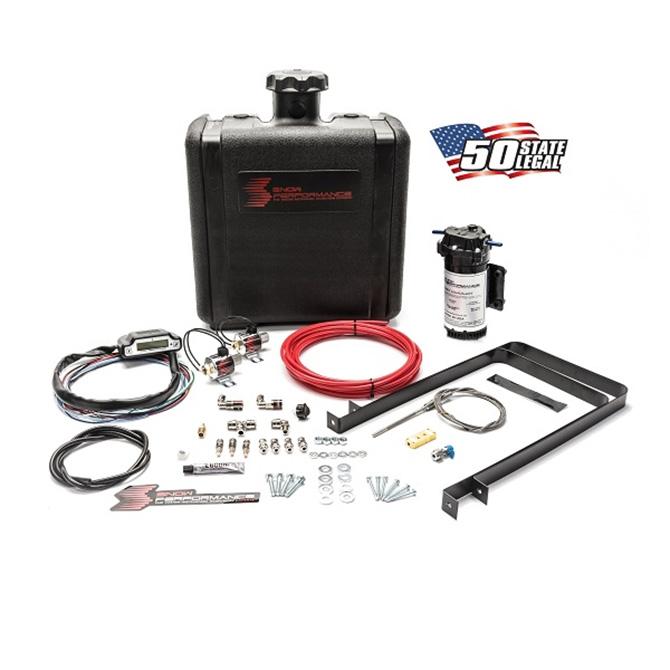 Snow Performance Diesel Stage 3 Boost Cooler™ Water-Methanol Injection Kit Universal (Red High Temp Nylon Tubing, Quick-Connect Fittings) (All Turbo Diesel Engines) - SNO-50100