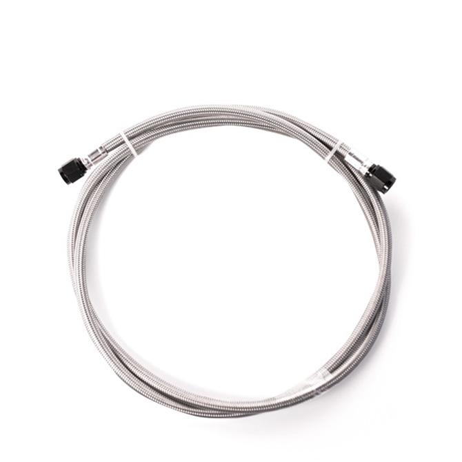 Snow Performance 1' Stainless Steel Braided Water Methanol Line (4AN BLACK) (For Use With All Water-Methanol Injection Systems) - SNO-805-BRD