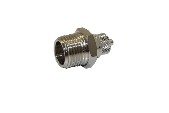 Snow Performance Straight Res Fitting 3/8 NPT- 1/4 Quick Connect (Res Fitting 3/8 NPT- 1/4 Quick Connect) - SNO-82081R