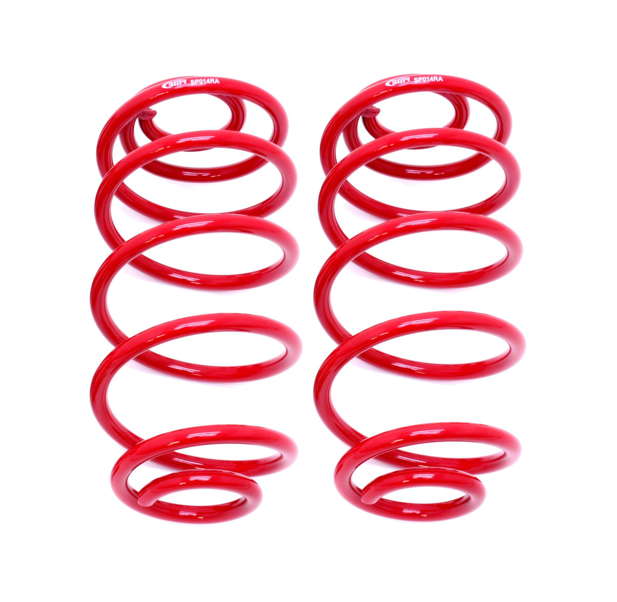 BMR SP014R 1967-1972 A-Body Lowering Springs, Rear, 1" Drop (Red)
