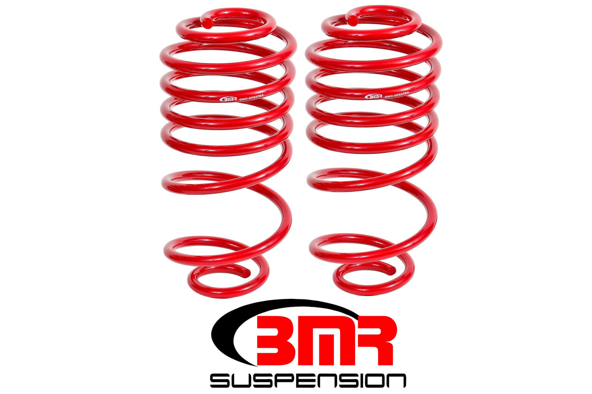 BMR SP037R 1978-1987 G-Body Lowering Springs, Rear, 1.5" (Red)