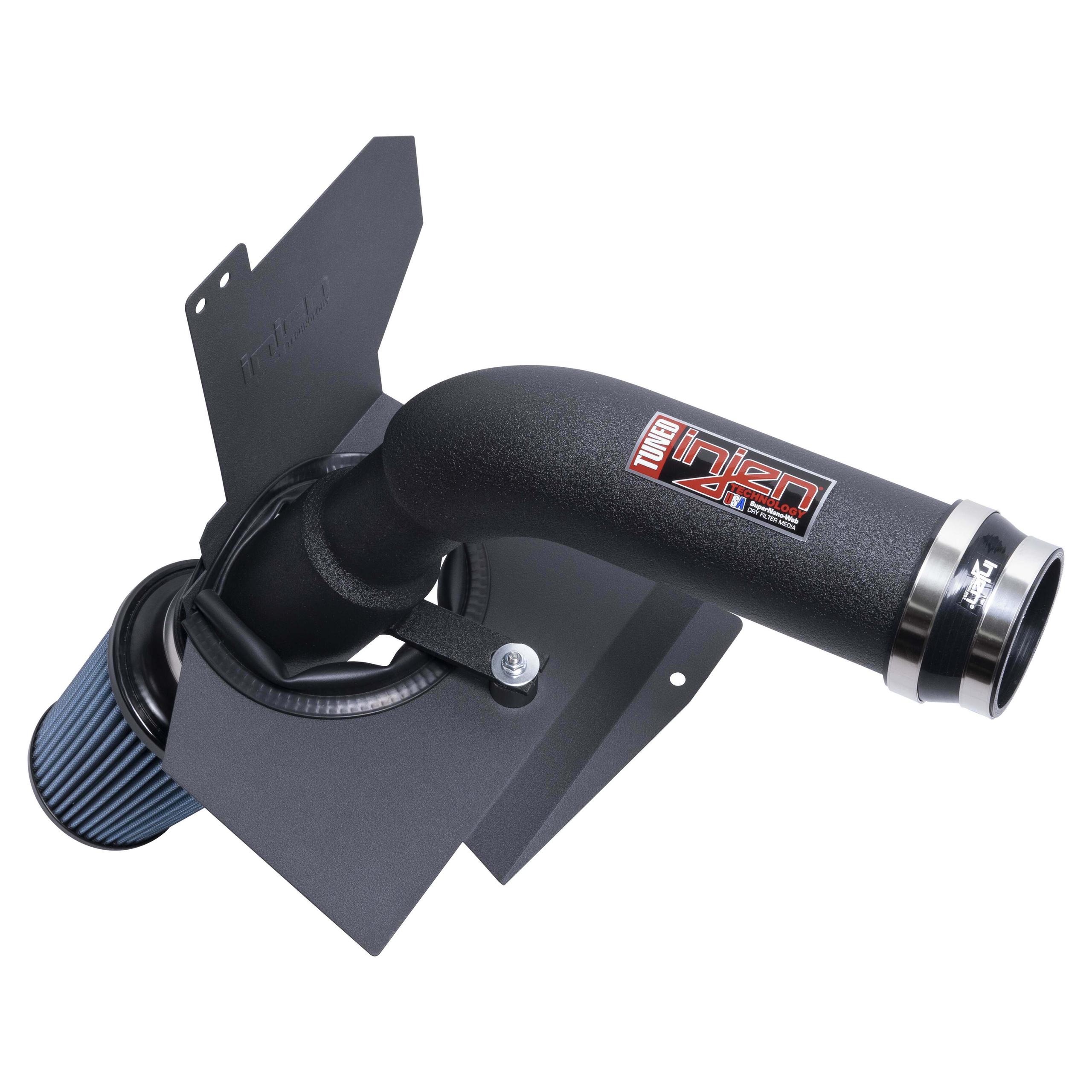 Injen Wrinkle Black SP Aluminum Series Air Intake System (2018-2021 WRX STI) - SP1208WB