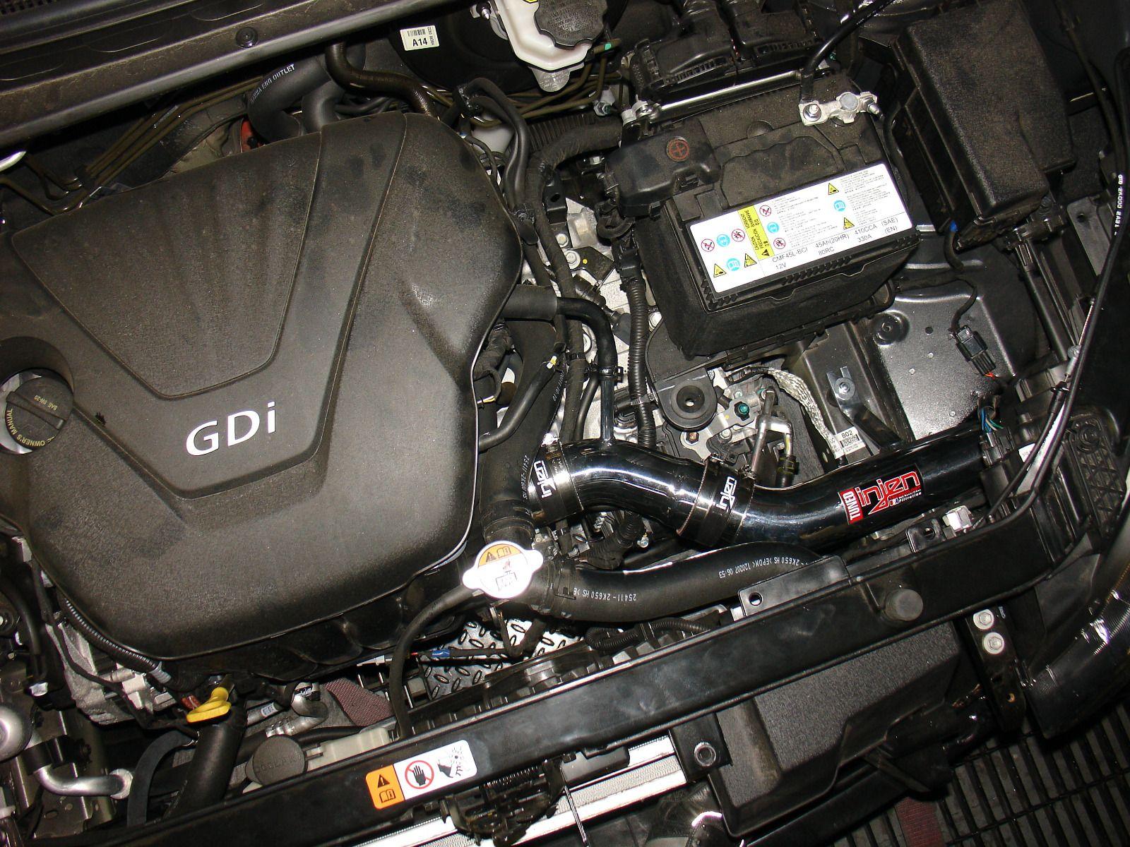 Injen SP tuned cold air intake system with SuperNano-Web Dry Air filter (2012-2012 Soul 1.6L) - SP1311P