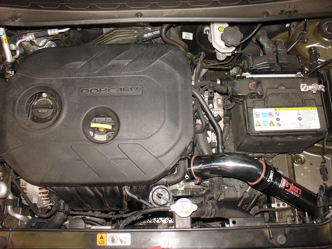 Injen SP tuned cold air intake system with SuperNano-Web Dry Air filter (2012-2013 Soul 2.0L) - SP1312P