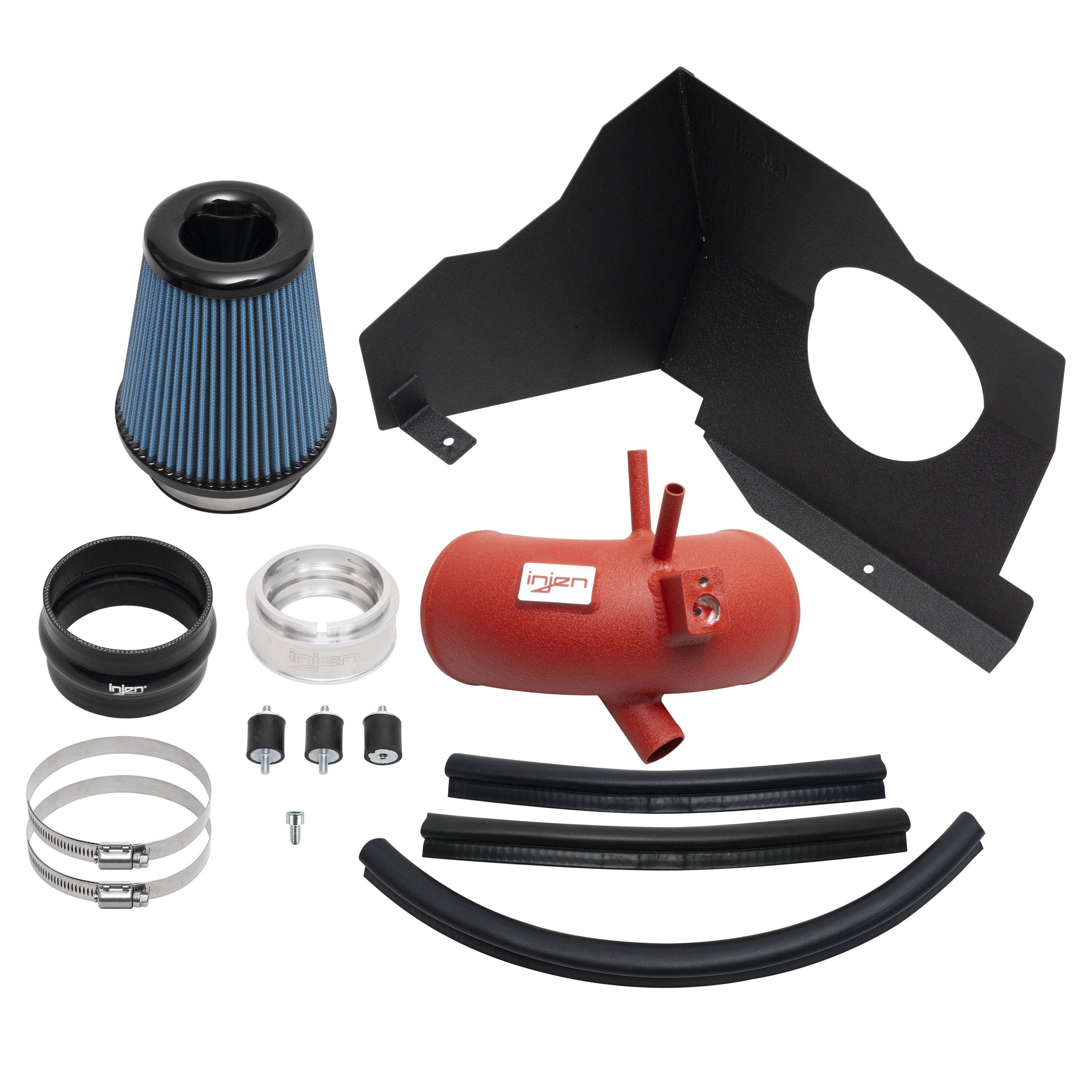 Injen Wrinkle Red Sp Aluminum Series Air Intake System (2022-2023 Stinger) - SP1352WR