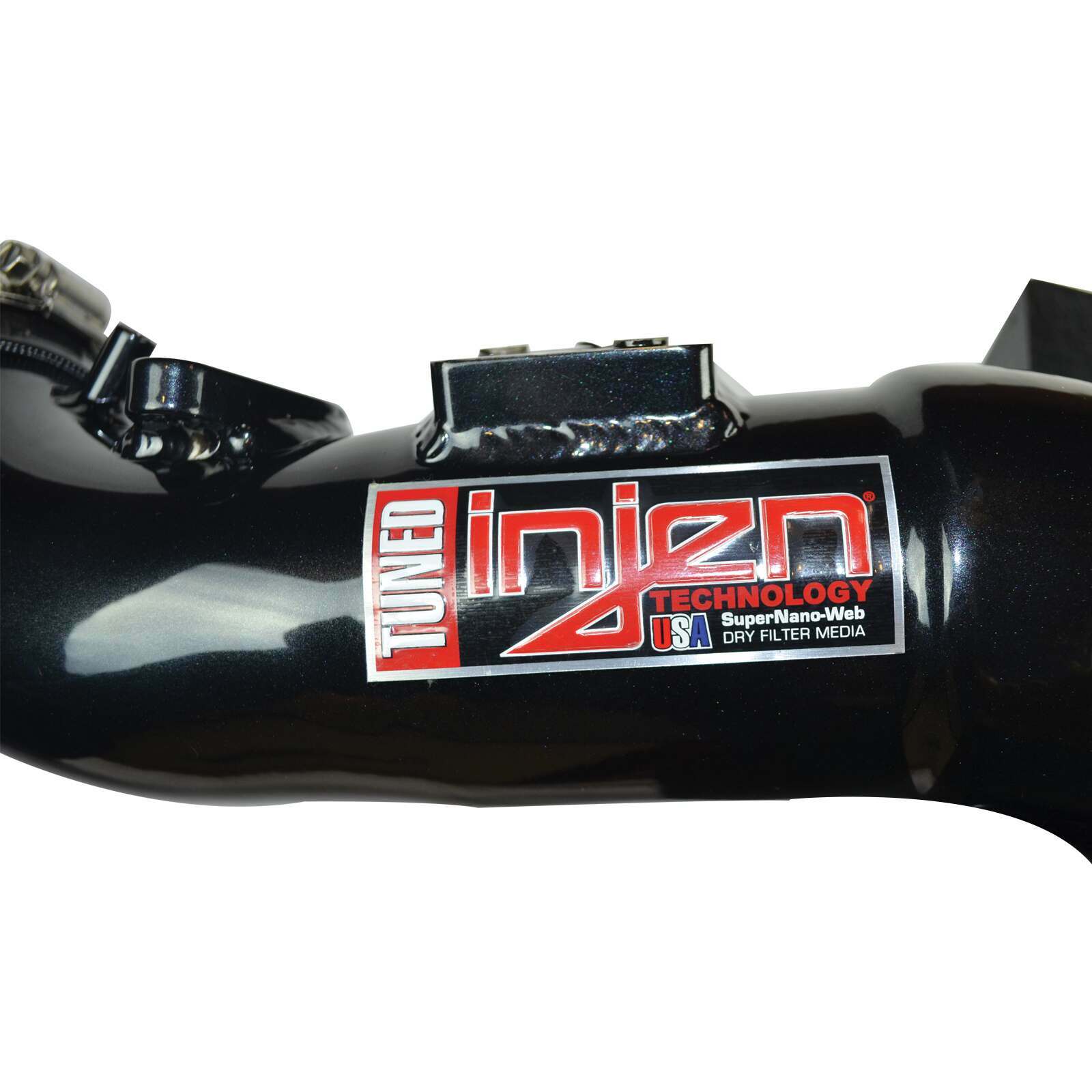 Injen SP short ram intake system with SuperNano-Web Dry Air filter (2017-2019 Civic Type R 2.0L Turbo) - SP1583BLK
