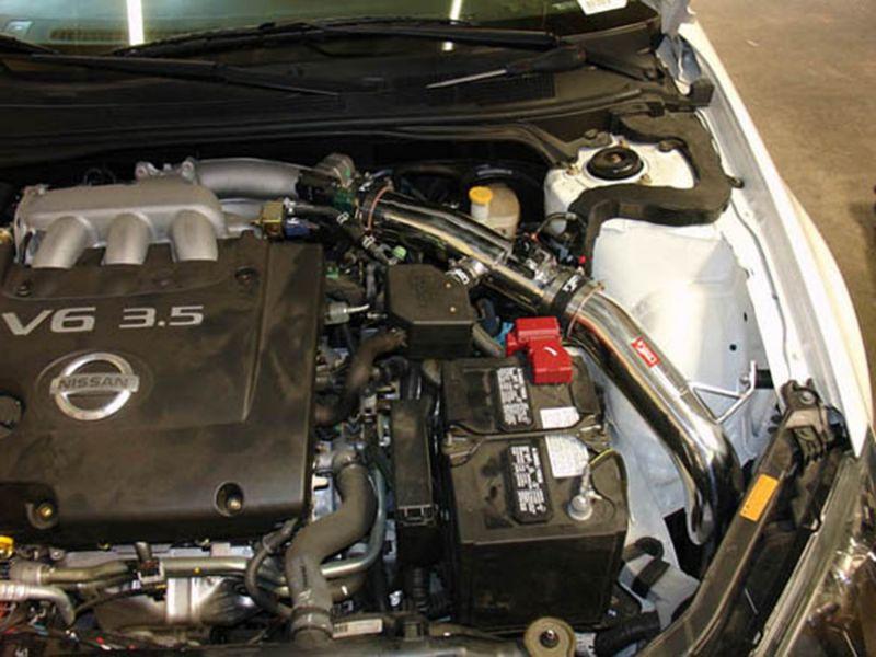 Injen SP tuned cold air intake system with SuperNano-Web Dry Air filter (2004-2008 Maxima 3.5L) - SP1946BLK