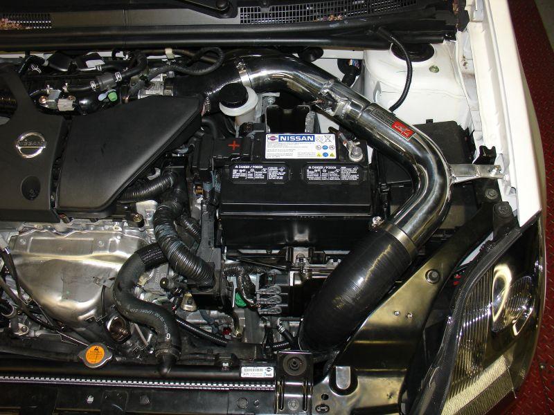 Injen SP tuned cold air intake system with SuperNano-Web Dry Air filter (2007-2012 Sentra SE-R 2.5L) - SP1963BLK