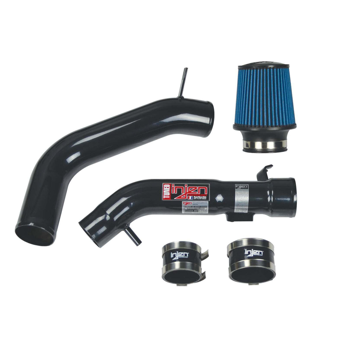 Injen SP tuned cold air intake system with SuperNano-Web Dry Air filter (2005-2006 Sentra 1.8L) - SP1967BLK