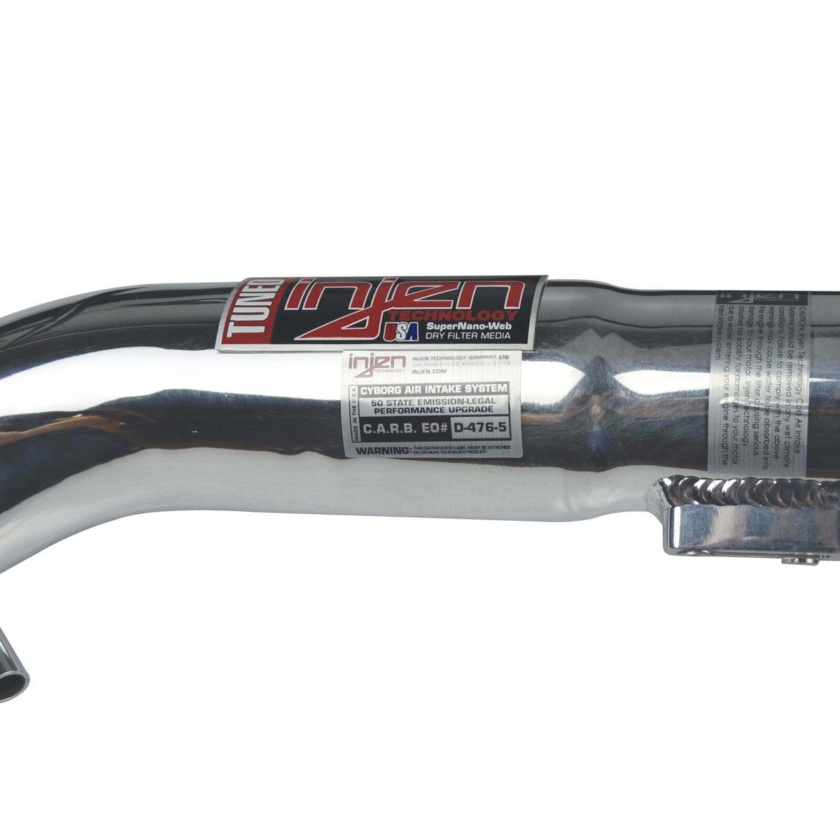 Injen SP tuned cold air intake system with SuperNano-Web Dry Air filter (2005-2006 Sentra 1.8L) - SP1967P