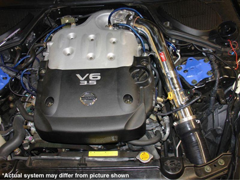 Injen SP tuned cold air intake system with SuperNano-Web Dry Air filter (2003-2006 350Z 3.5L) - SP1986BLK