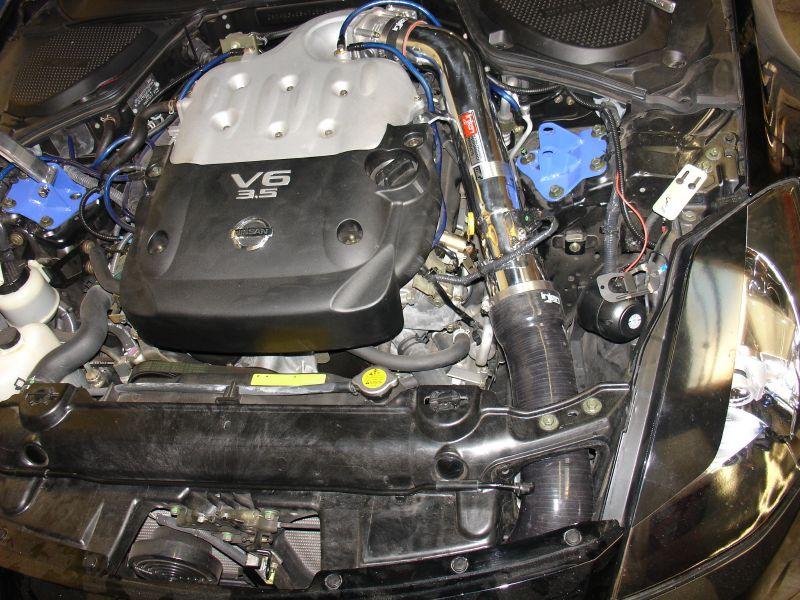 Injen SP tuned cold air intake system with SuperNano-Web Dry Air filter (2003-2006 350Z 3.5L) - SP1986P