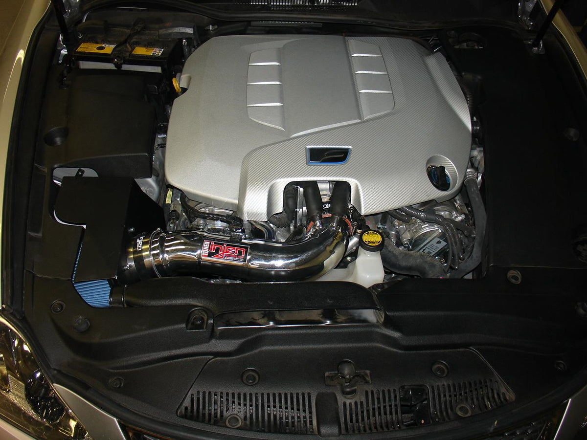 Injen SP short ram intake system with SuperNano-Web Dry Air filter (2008-2012 IS-F 5.0L) - SP2096BLK