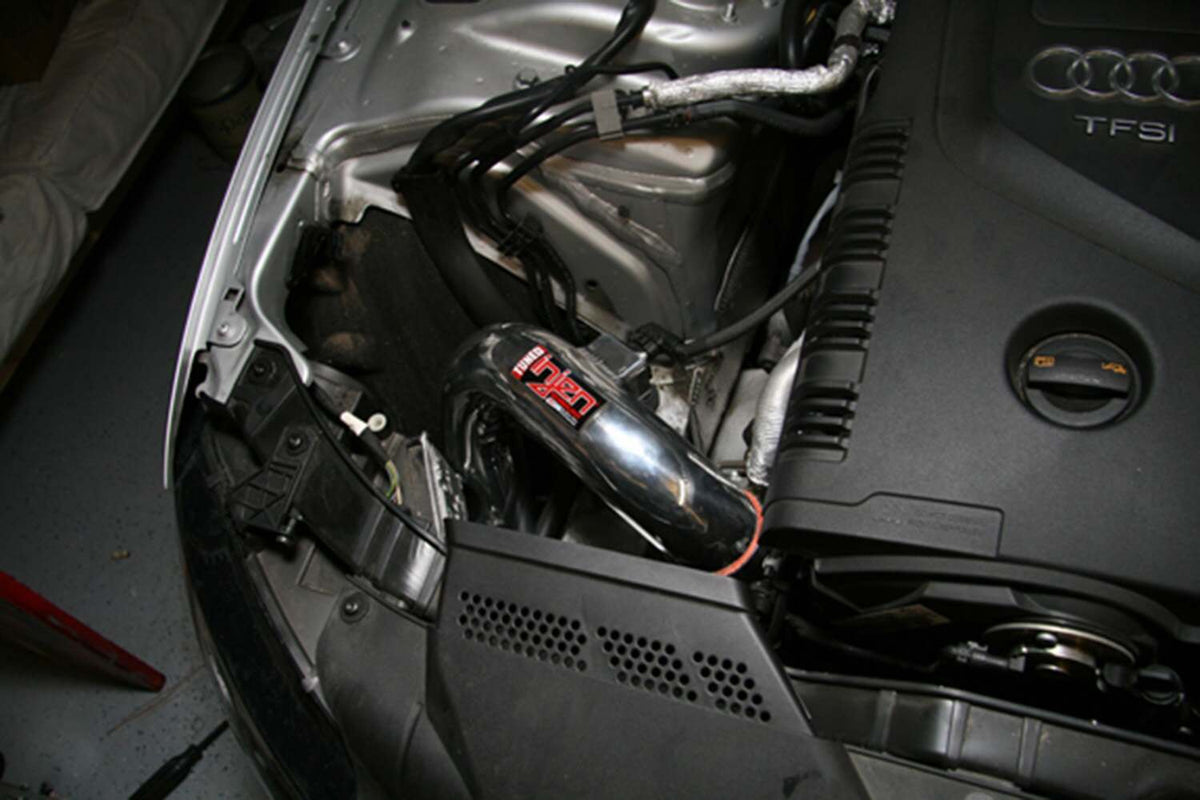 Injen SP tuned cold air intake system with SuperNano-Web Dry Air filter (2009-2017 A4, A5 2.0L Turbo) - SP3080BLK