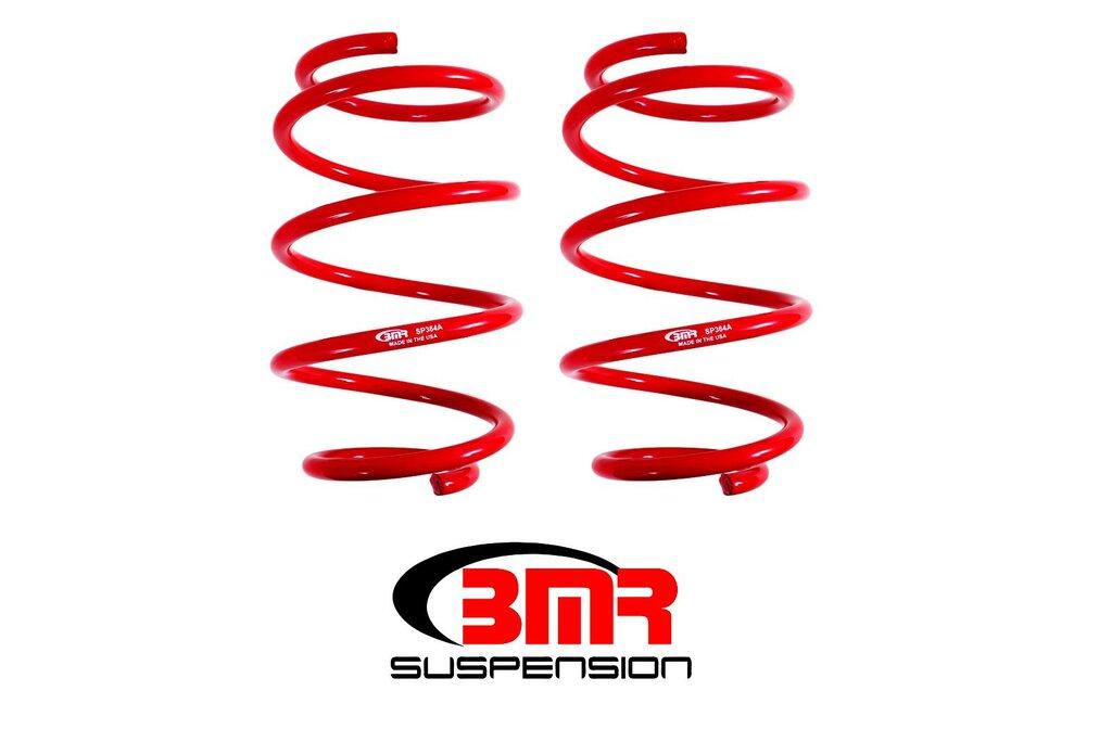 BMR SP364R 2016-2020 6th Gen Camaro Lowering Springs, Front, Minimum Drop, Performance Version (Red)