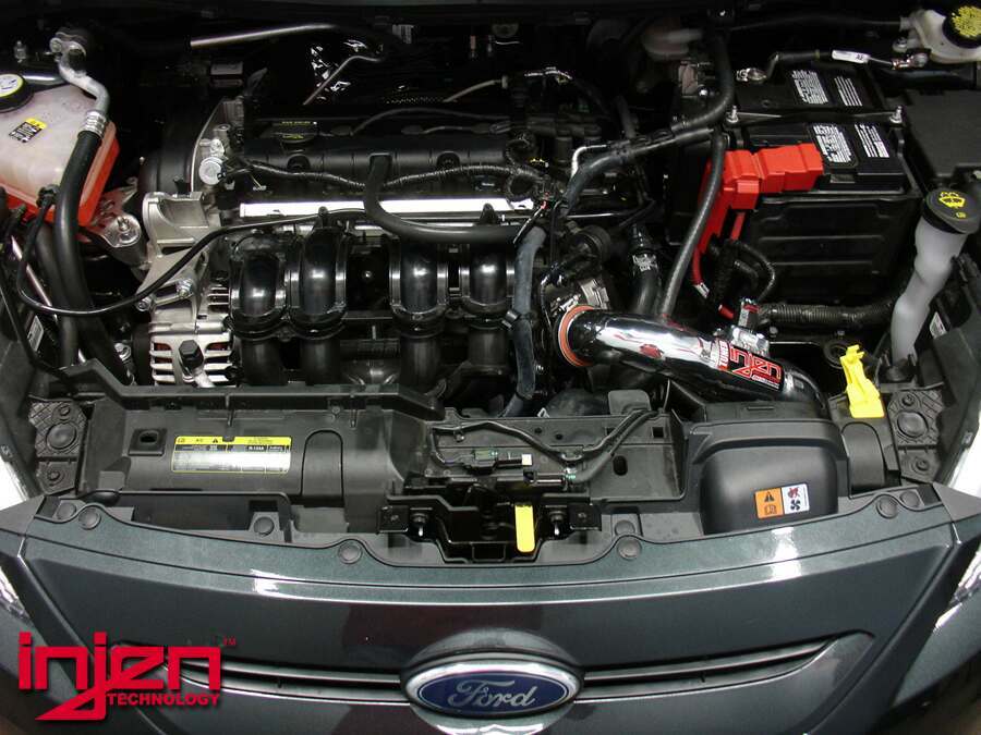 Injen SP tuned cold air intake system with SuperNano-Web Dry Air filter (2014-2019 Fiesta 1.6L) - SP9017BLK