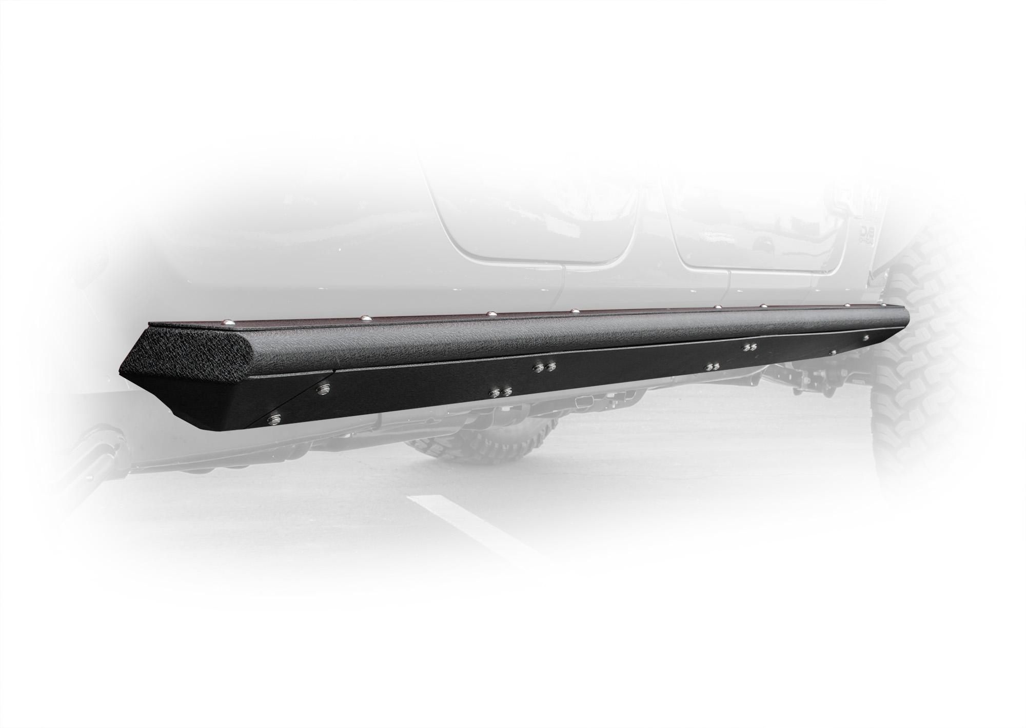 DV8 Offroad Rock Slider With Step; Pair (2020-2021 Gladiator) - SRGL-02