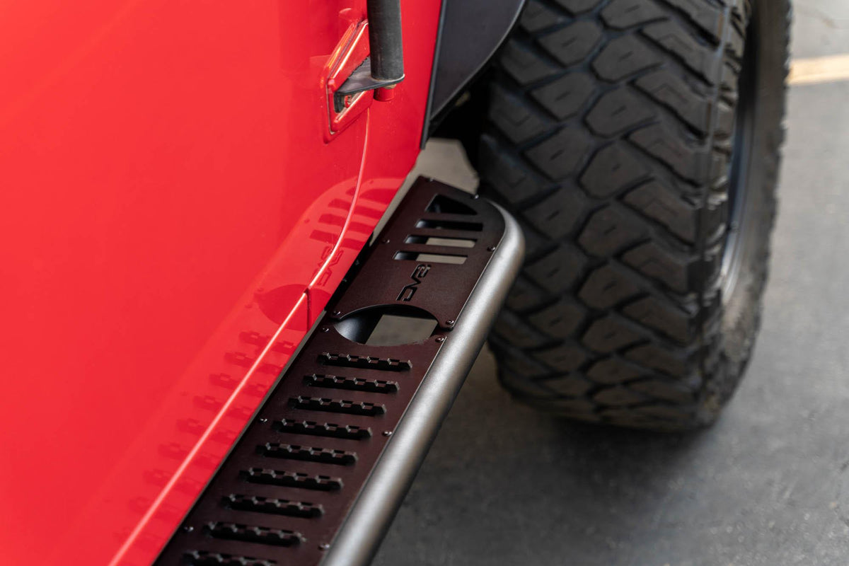 DV8 Offroad 4-Door Jeep Wrangler Jk Oe Plus Side Steps - SRJK-08