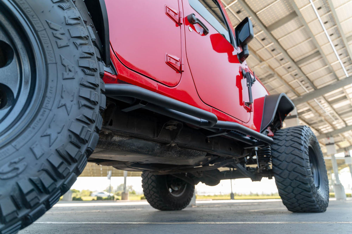 DV8 Offroad 4-Door Jeep Wrangler Jk Oe Plus Side Steps - SRJK-08