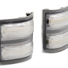 Raxiom Axial Series Led Switchback Side Mirror Marker Lamps; Clear (2011-2016 F-250 Super Duty, F-350 Super Duty) - SD18246