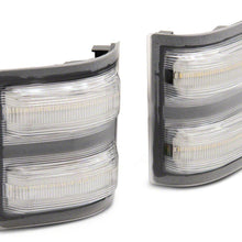 Raxiom Axial Series Led Switchback Side Mirror Marker Lamps; Clear (2011-2016 F-250 Super Duty, F-350 Super Duty) - SD18246