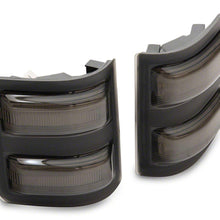 Raxiom Axial Series Led Switchback Side Mirror Marker Lamps; Smoked (2011-2016 F-250 Super Duty, F-350 Super Duty) - SD18248