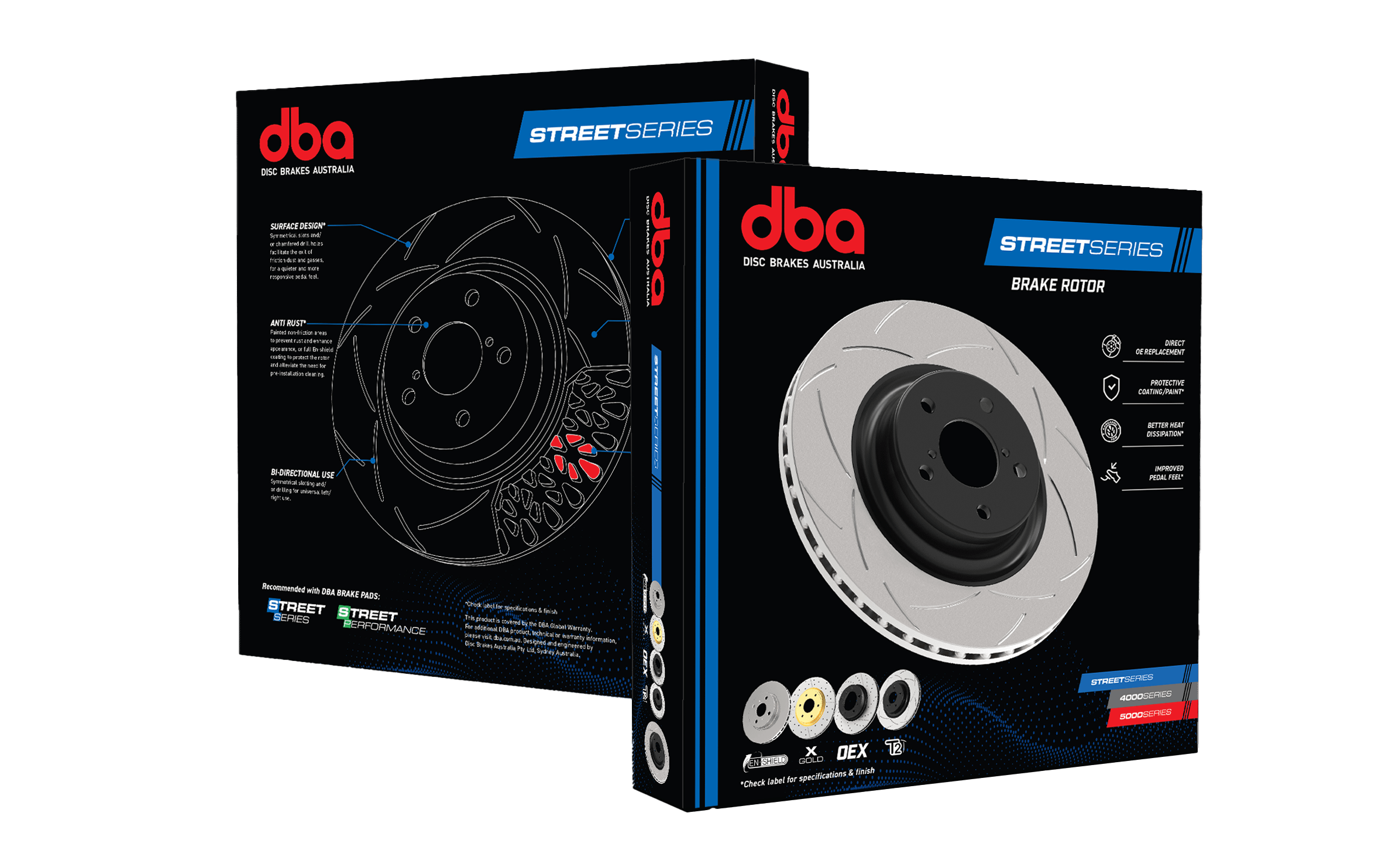 DBA Street Series Drilled/Slotted Brake Disc (1996-2002 4Runner Limited, 4Runner SR5, Land Cruiser Base) - DBA792X