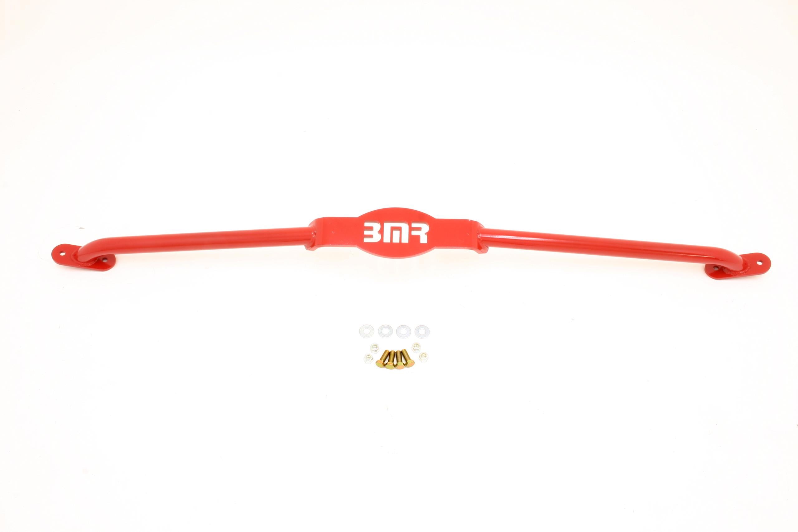 BMR STB003R 1982-1992 3rd Gen F-Body Strut Tower Brace, 2 Point Mount, TPI Only (Red)