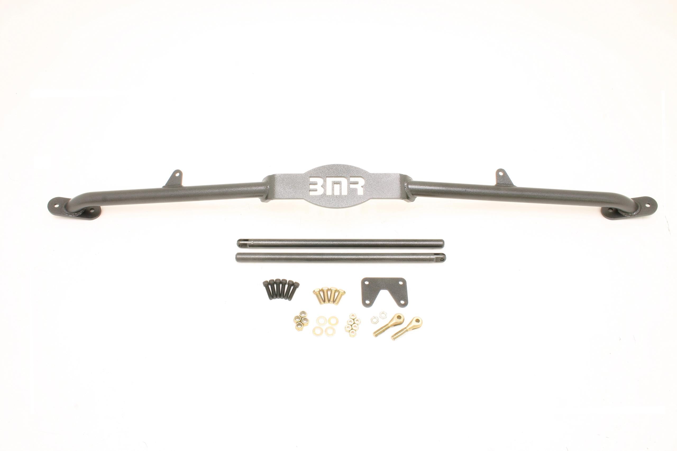 BMR STB004H 1982-1992 3rd Gen F-Body Strut Tower Brace, 3 Point Mount, TPI only (Black Hammertone)