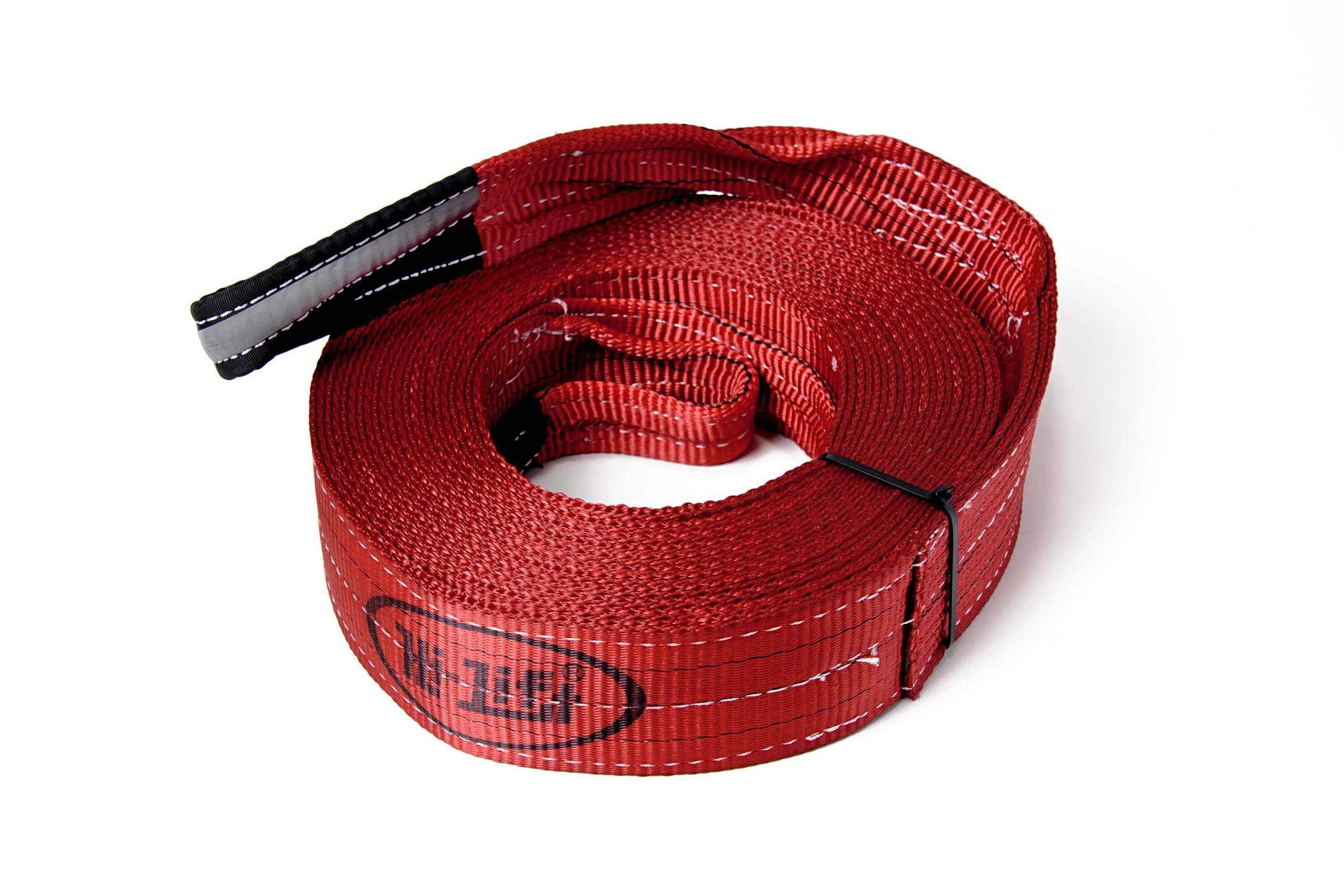 Hi-Lift Jack 3"x30' Reflective Loop Recovery Strap. 30,000 lb. capacity. - STRP-330