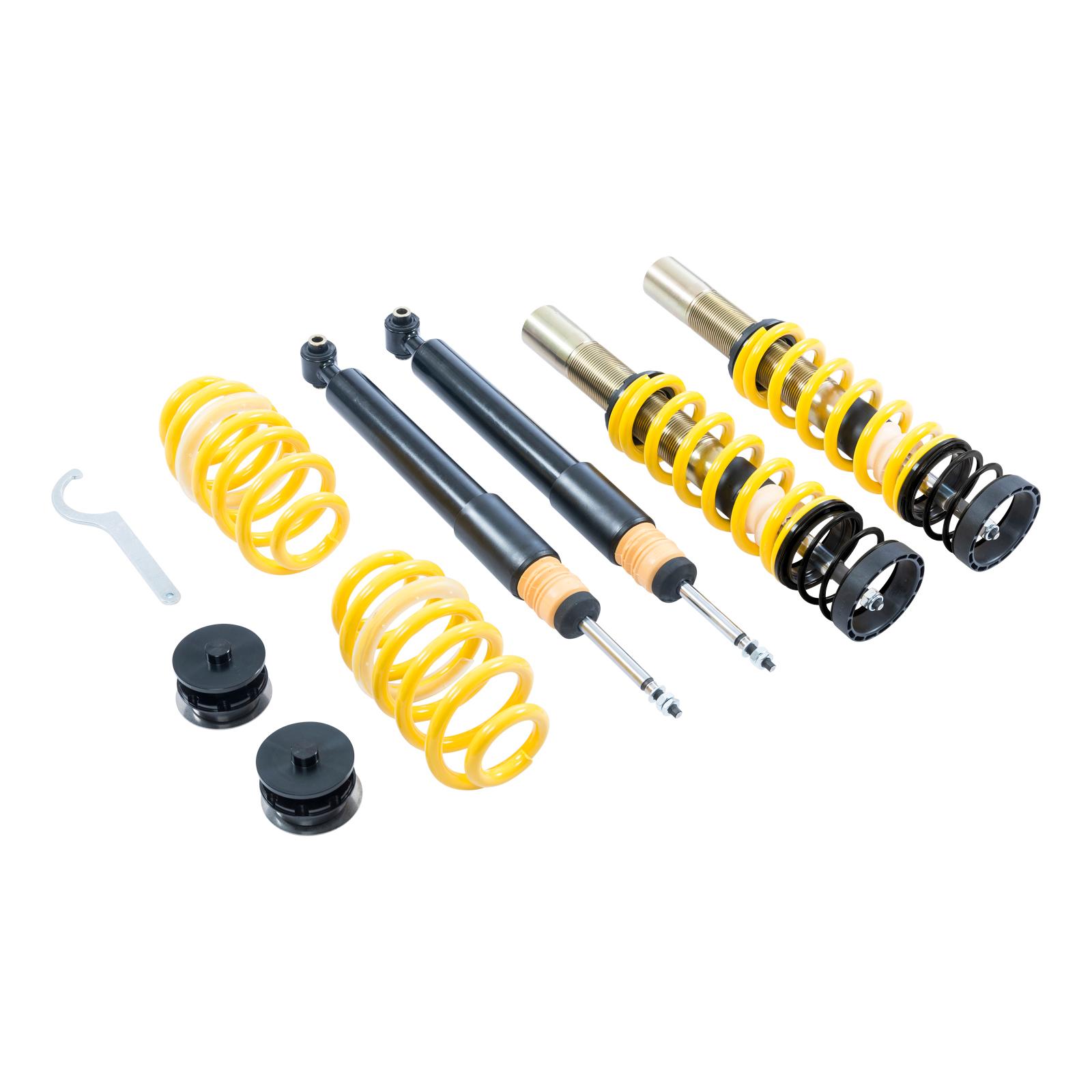 ST Suspension Height Adjustable Coilover Suspension System With Preset Damping (2017-2020 A4 Premium, A4 Premium Plus, A4 Prestige, A4 Titanium) - 132100AV