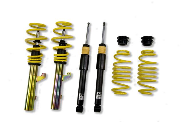 ST Suspension Height Adjustable Coilover Suspension System With Preset Damping (2011-2013 Jetta TDI, Jetta TDI Premium) - 13280118