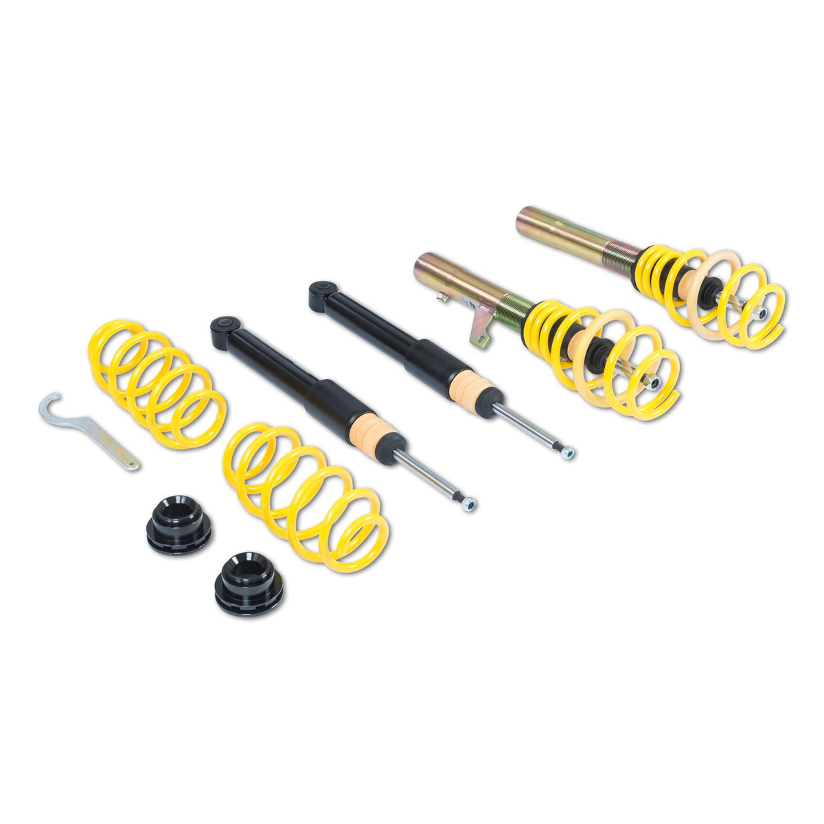 ST Suspension Height Adjustable Coilover Suspension System With Preset Damping (2009-2014 GTI Base, Golf Base) - 13281031