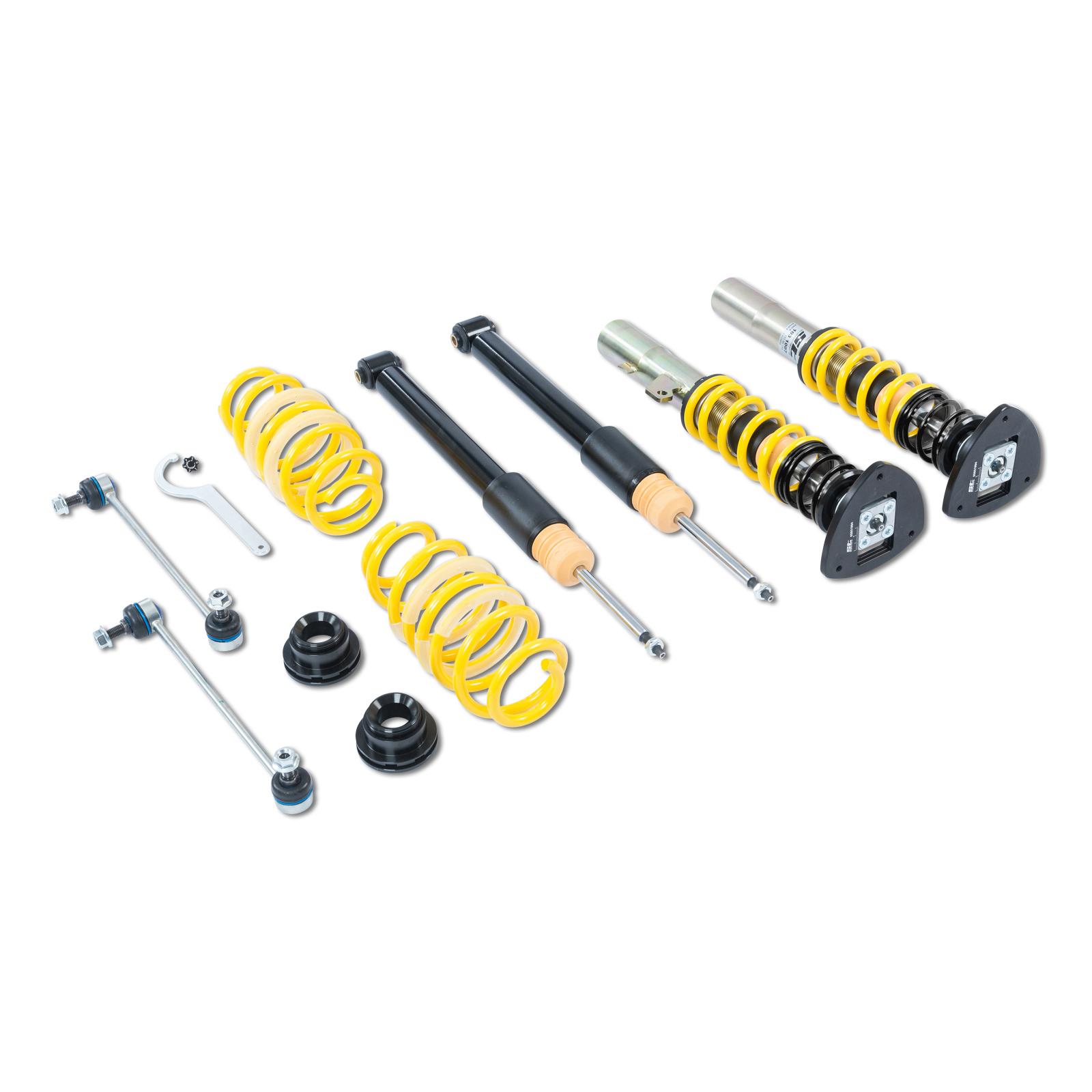 ST Suspension Height Adjustable Coilovers With Aluminum Top Mounts And Adjustable Damping (2015-2020 Volkswagen GTI, Volkswagen Golf R) - 1828080N