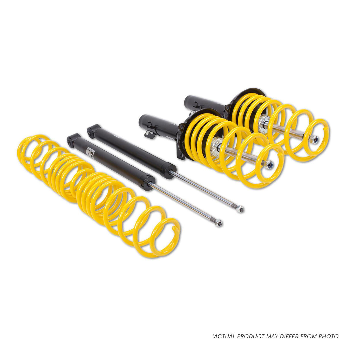 ST Suspension Sport Tuned Shocks And Oe Quality Multi Coated Steel Allow Lowering Springs (2002-2008 A4 Quattro Base) - 80062