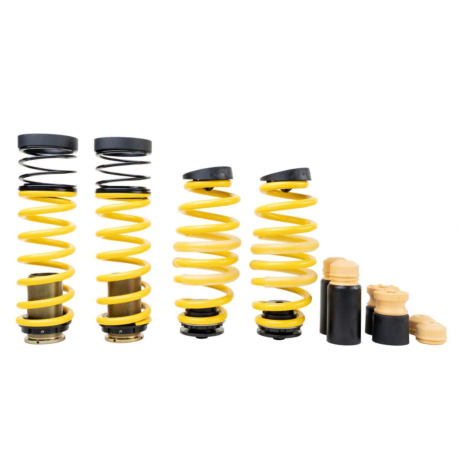 ST Suspension Oem Quality Ride Height Adjustable Lowering Springs For Stock Dampers (2017-2020 A4 Premium, A4 Premium Plus, A4 Prestige, A4 Titanium) - 273100BK