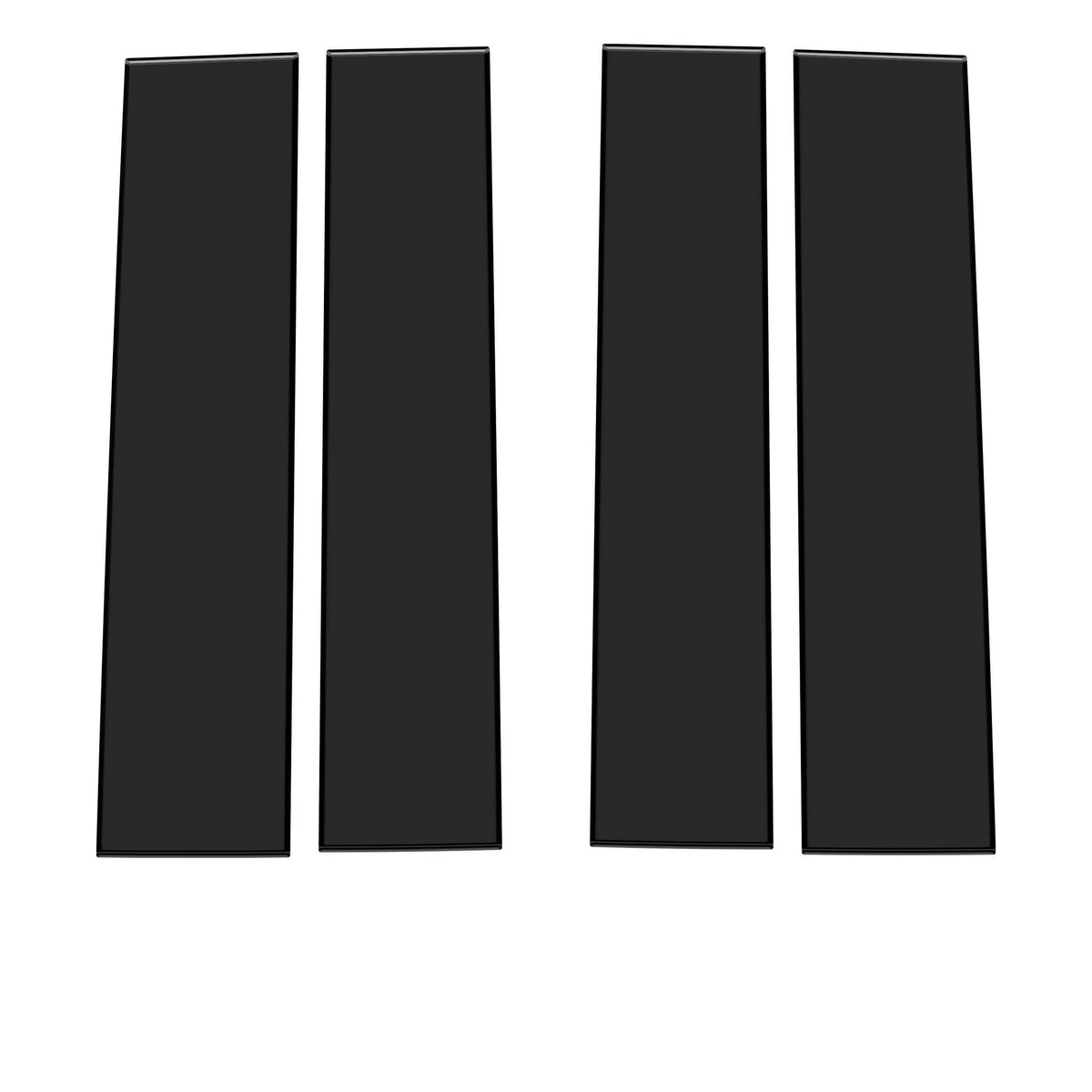 TUFSKINZ Super Crew/Super Cab Door Pillars Accent Trim (2017-2024 Super Duty) - SUP043-BLK-G