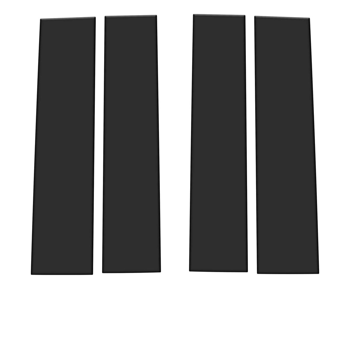 TUFSKINZ Super Crew/Super Cab Door Pillars Accent Trim (2017-2024 Super Duty) - SUP043-BLK-M