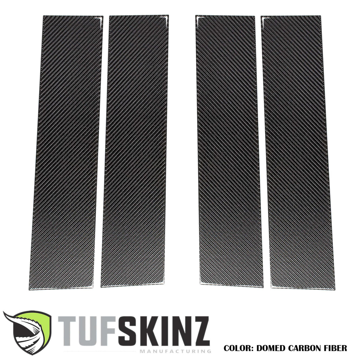 TUFSKINZ Super Crew/Super Cab Door Pillars Accent Trim (2017-2024 Super Duty) - SUP043-DCF-G
