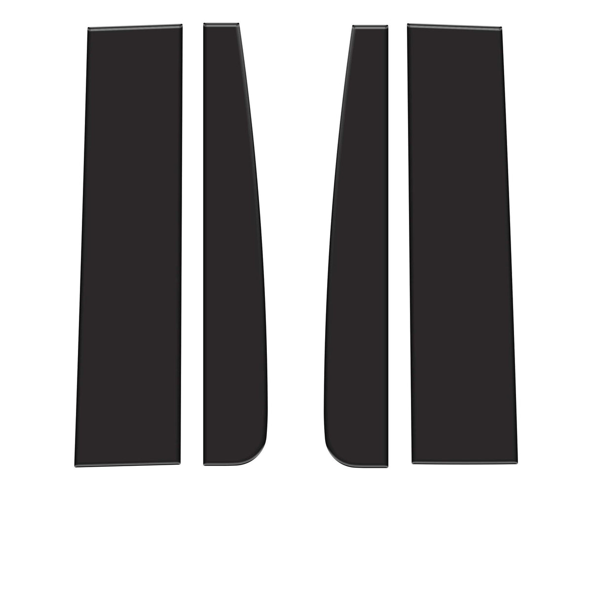 TUFSKINZ Regular Cab Door Pillars Accent Trim (2017-2022 Super Duty) - SUP045-BLK-G