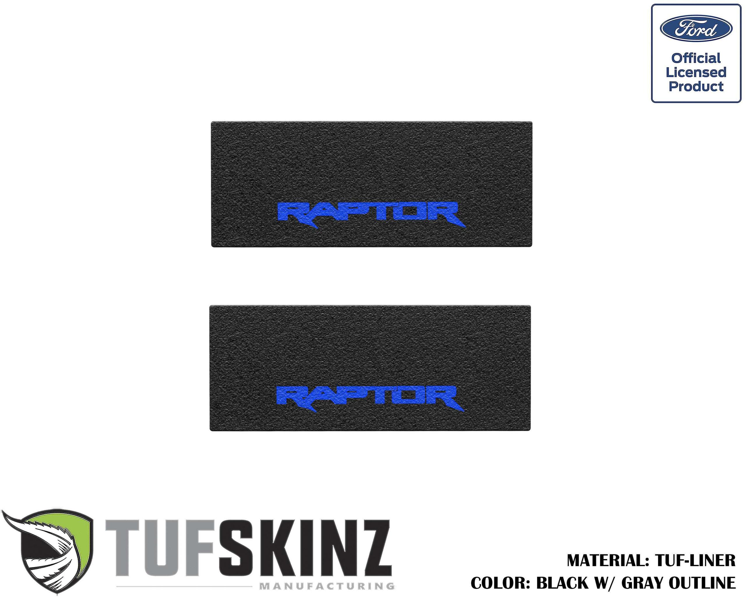 TUFSKINZ TUF-LINER Door Protection(Rear Doors) Accent Trim (2015-2023 F-150) - SUP058-FRD-TFLMP-227-X