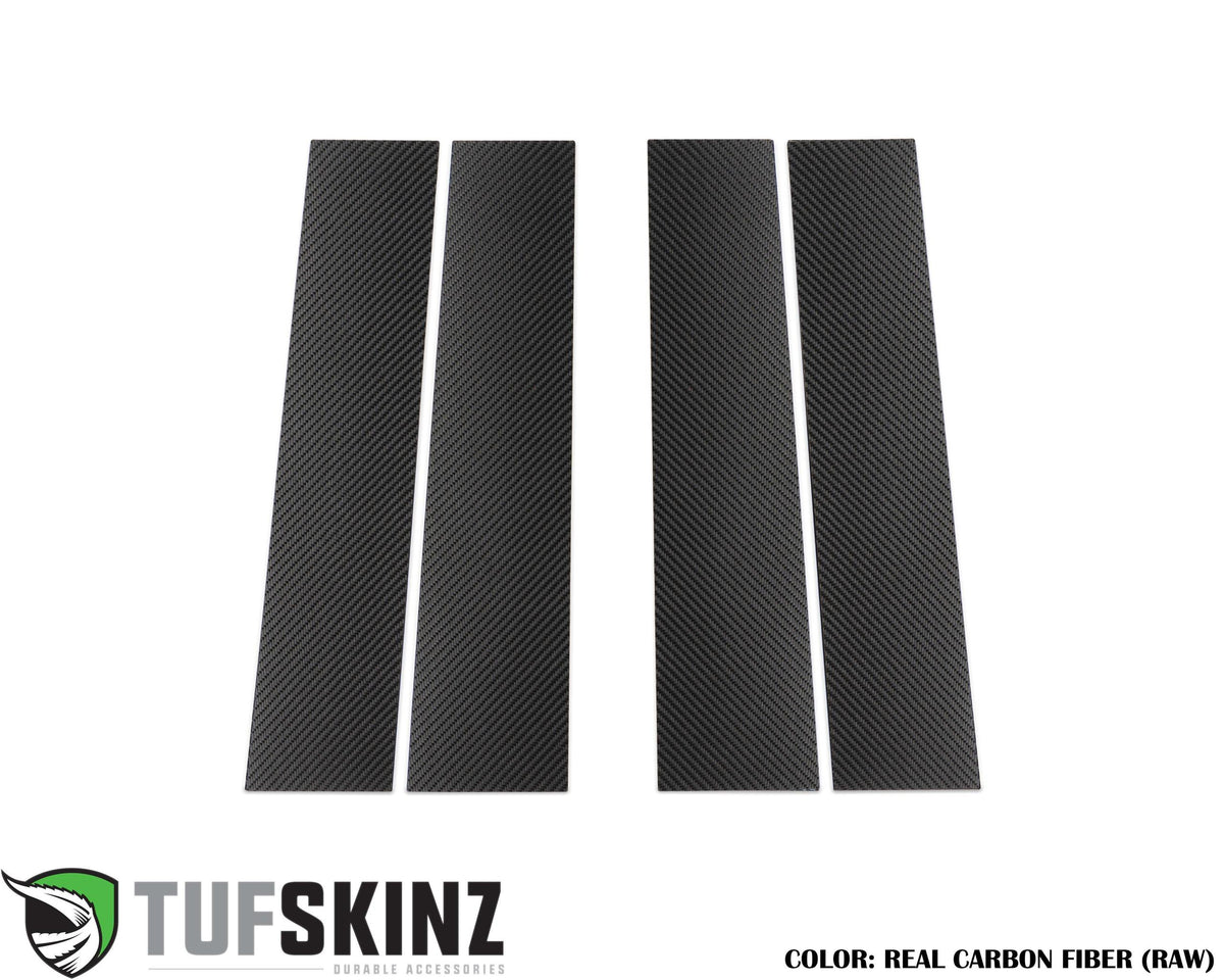 TUFSKINZ B-Pillar Accent Trim (2019-2023 Silverado HD) - SVD007-RCF-X