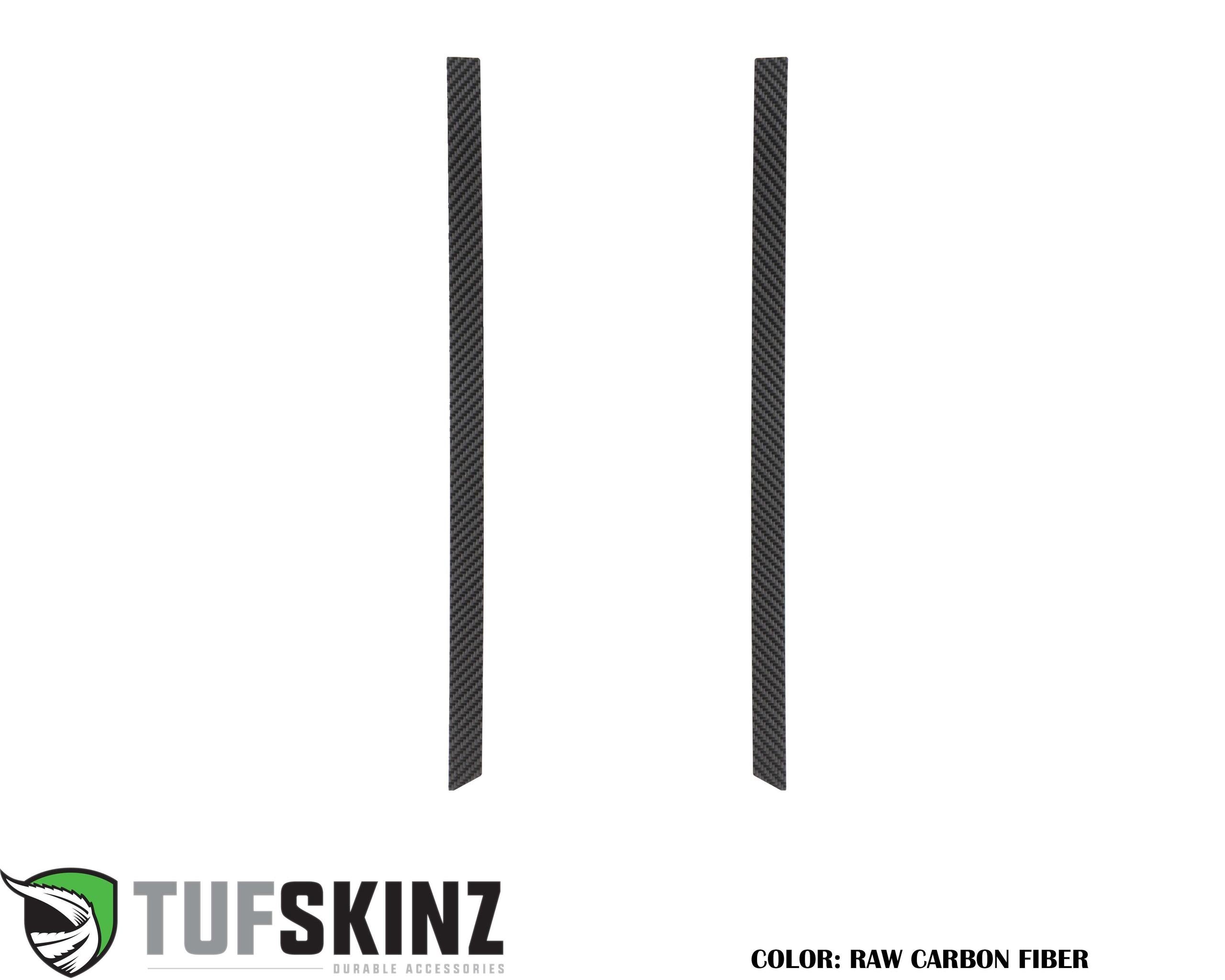 TUFSKINZ C-Pillar Accent Trim (2019-2023 Silverado HD) - SVD008-RCF-X